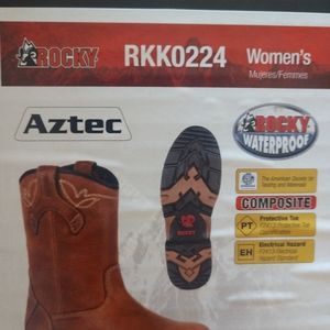 Ladies steel toe boots "New"